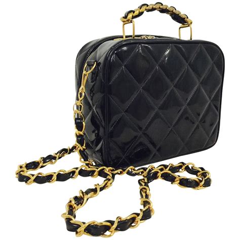 chanel patent camera bag|chanel patent leather handbags.